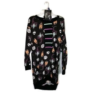 NWT Nightmare Before Christmas Nightgown Socks Set Sz XS (0-2) Nightshirt